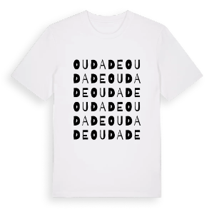 Oud Ade ordlek t-shirt – ekologisk bomull t-shirt från Pinshirt