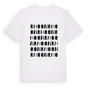 Rhoon ordlek t-shirt – ekologisk bomull t-shirt från Pinshirt