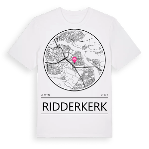 Ridderkerk t-shirt – ekologisk bomull t-shirt från Pinshirt