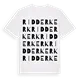 Ridderkerk ordlek t-shirt