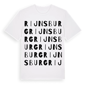 Rijnsburg ordlek t-shirt – ekologisk bomull t-shirt från Pinshirt