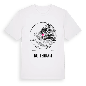Rotterdam t-shirt – ekologisk bomull t-shirt från Pinshirt