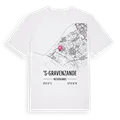 's-Gravenzande karta t-shirt