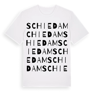 Schiedam ordlek t-shirt – ekologisk bomull t-shirt från Pinshirt