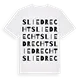 Sliedrecht ordlek t-shirt