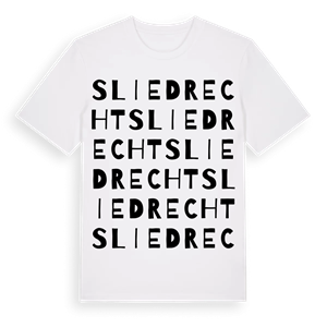 Sliedrecht ordlek t-shirt – ekologisk bomull t-shirt från Pinshirt