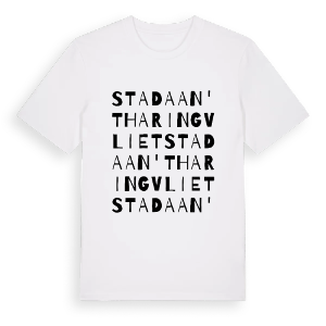 Stad aan 't Haringvliet ordlek t-shirt – ekologisk bomull t-shirt från PinShirt