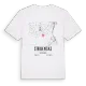Strijensas karta t-shirt