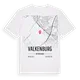 Valkenburg karta t-shirt