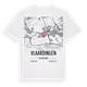 Vlaardingen karta t-shirt