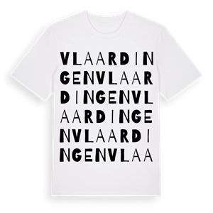 Vlaardingen ordlek t-shirt – ekologisk bomull t-shirt från Pinshirt