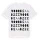 Voorne aan Zee ordlek t-shirt
