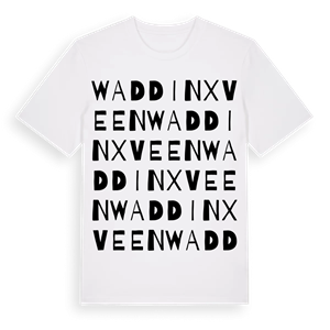 Waddinxveen ordlek t-shirt – ekologisk bomull t-shirt från Pinshirt