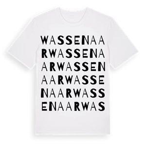 Wassenaar ordlek t-shirt – ekologisk bomull t-shirt från Pinshirt