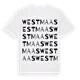 Westmaas ordlek t-shirt