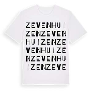Zevenhuizen ordlek t-shirt – ekologisk bomull t-shirt från Pinshirt