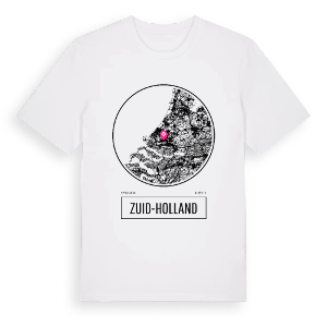 Zuid-Holland t-shirt – ekologisk bomull t-shirt från Pinshirt