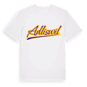 Adliswil baseball t-shirt – ekologisk bomull t-shirt från Pinshirt