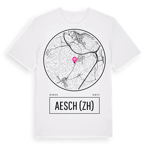 Aesch (ZH) t-shirt – ekologisk bomull t-shirt från Pinshirt