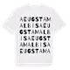 Aeugst am Albis ordlek t-shirt