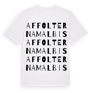 Affoltern am Albis ordlek t-shirt – ekologisk bomull t-shirt från Pinshirt