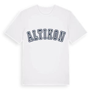 Altikon college t-shirt – ekologisk bomull t-shirt från Pinshirt