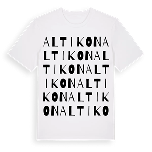 Altikon ordlek t-shirt – ekologisk bomull t-shirt från Pinshirt