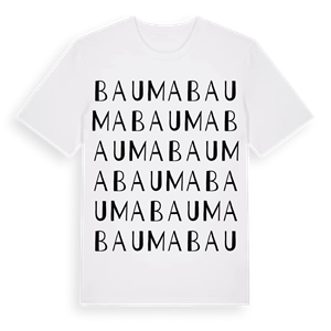 Bauma ordlek t-shirt – ekologisk bomull t-shirt från Pinshirt
