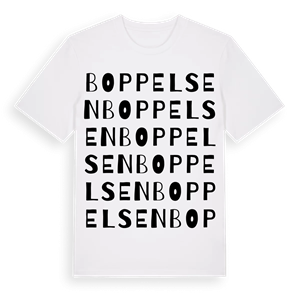 Boppelsen ordlek t-shirt – ekologisk bomull t-shirt från Pinshirt