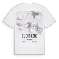 Buchs (ZH) karta t-shirt