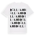 Dällikon ordlek t-shirt