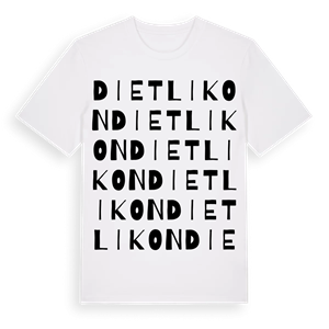 Dietlikon ordlek t-shirt – ekologisk bomull t-shirt från Pinshirt