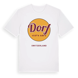 Dorf cirkel t-shirt – ekologisk bomull t-shirt från Pinshirt