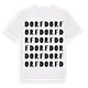 Dorf ordlek t-shirt