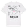 Dübendorf karta t-shirt