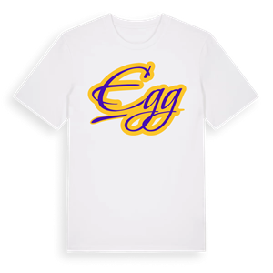 Egg baseball t-shirt – ekologisk bomull t-shirt från Pinshirt