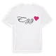 Egg hjärta t-shirt