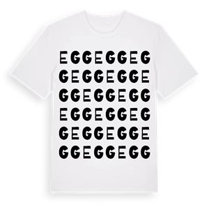 Egg ordlek t-shirt – ekologisk bomull t-shirt från Pinshirt