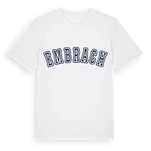 Embrach college t-shirt – ekologisk bomull t-shirt från Pinshirt