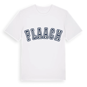 Flaach college t-shirt – ekologisk bomull t-shirt från Pinshirt
