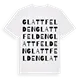 Glattfelden ordlek t-shirt