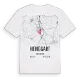 Henggart karta t-shirt