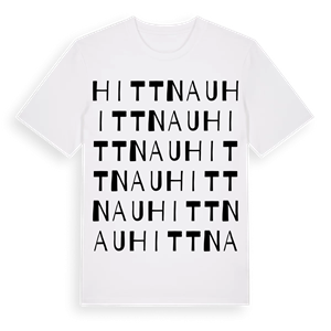 Hittnau ordlek t-shirt – ekologisk bomull t-shirt från Pinshirt