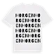 Horgen ordlek t-shirt