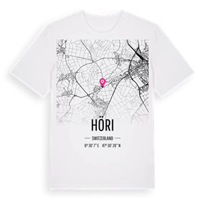 Höri karta t-shirt – ekologisk bomull t-shirt från Pinshirt
