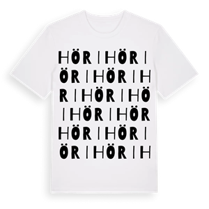 Höri ordlek t-shirt – ekologisk bomull t-shirt från Pinshirt