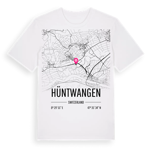 Hüntwangen karta t-shirt – ekologisk bomull t-shirt från Pinshirt