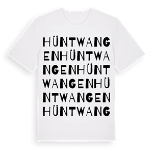 Hüntwangen ordlek t-shirt – ekologisk bomull t-shirt från Pinshirt