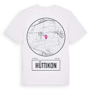 Hüttikon t-shirt – ekologisk bomull t-shirt från Pinshirt
