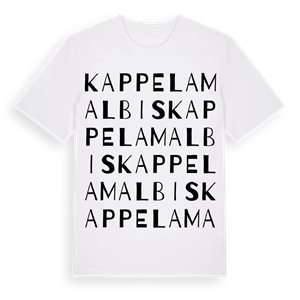 Kappel am Albis ordlek t-shirt – ekologisk bomull t-shirt från Pinshirt